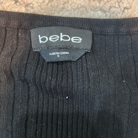 Bebe black long sleeve shirt - Picture 2 of 4